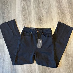 RISEN - Black Straight Leg Jean - SIZE 27/5